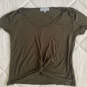 Gaze Olive Green Tshirt